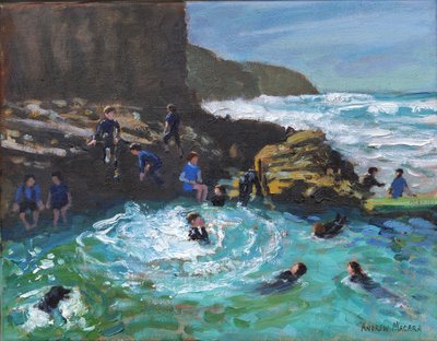 Chapel Rock Pool, Perranporth, Cornwall by Unbekannt Unbekannt